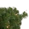 54" Christmas Artificial Dorchester Pine with Clear Mini Lights Teardrop Swag